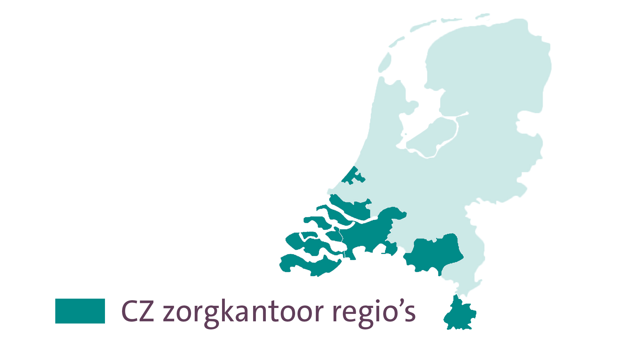 CZ zorgkantoor regio's